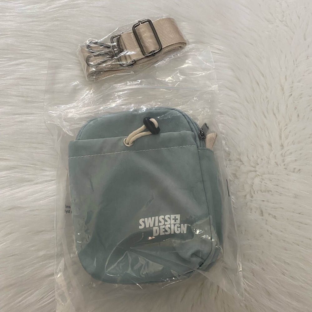 NWT-Swiss Design Light Blue Crossbody Bag